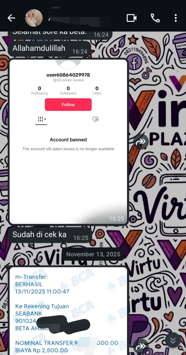 testimoni jasa hapus akun tiktok